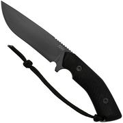 ANV M200 HT Hardtask DLC N690, M200-001, Black Kydex Sheath, cuchillo de supervivencia