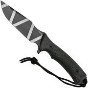 ANV Knives M311 SPELTER DLC Camo Elmax, Black Micarta Handle, Black Kydex Sheath, survivalmes