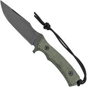 ANV Knives M311, M311-064 Spelter NC Elmax, Black Micarta Handle, Black Kydex Sheath, fixed knife