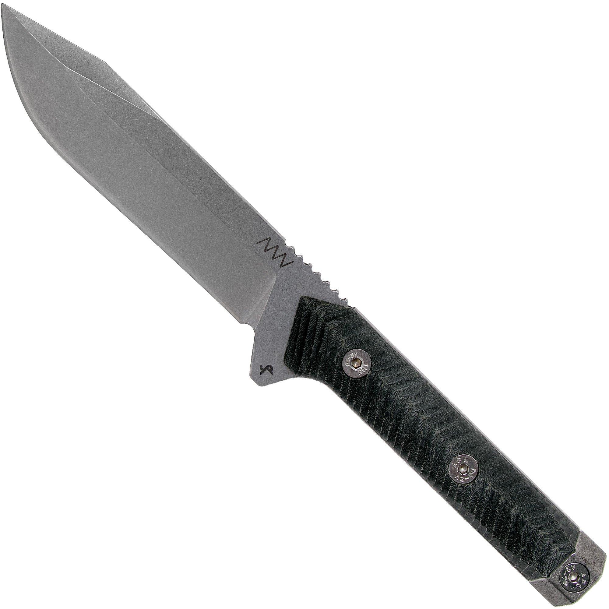 Nóż survivalowy ANV M73 Kontos Stonewashed M73-003