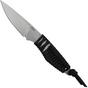 Image for ANV Knives P100 Sleipner, Grey Paracord, P100-003, Black Kydex Sheath, neck knife