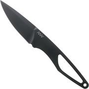 ANV P100 N690, DLC, No Paracord P100-014, Black Kydex Sheath, coltello da collo
