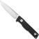 Image for ANV P150, P150-001, Stonewashed Sleipner, Black GRN, fixed knife, Petr Janda design