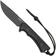 Image for ANV P200, P200-046, Black Cerakote Sleipner, Black GRNPU, survival knife