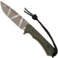 Image for ANV P250 P250-005 Cerakote Coyote Camo Sleipner, Olive GRNPU, survival knife