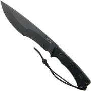 ANV P500, Sleipner, DLC, Black Leather Seath, ANVP500-007, survival knife