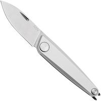 Image pour ANV Knives Z050BB, Z050-009BB Stonewashed Sleipner, Dural Silver Aluminium, couteau de poche slipjoint