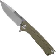 ANV Z100 Sleipner, Linerlock, G10, Olive, ANVZ100-013 pocket knife