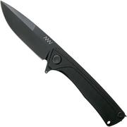  ANV Z100 DLC Sleipner, Black, Linerlock, G10, Z100-021 coltello da tasca