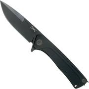 ANV Z100 DLC N690, Black, Framelock, Aluminium, Z100-026 pocket knife