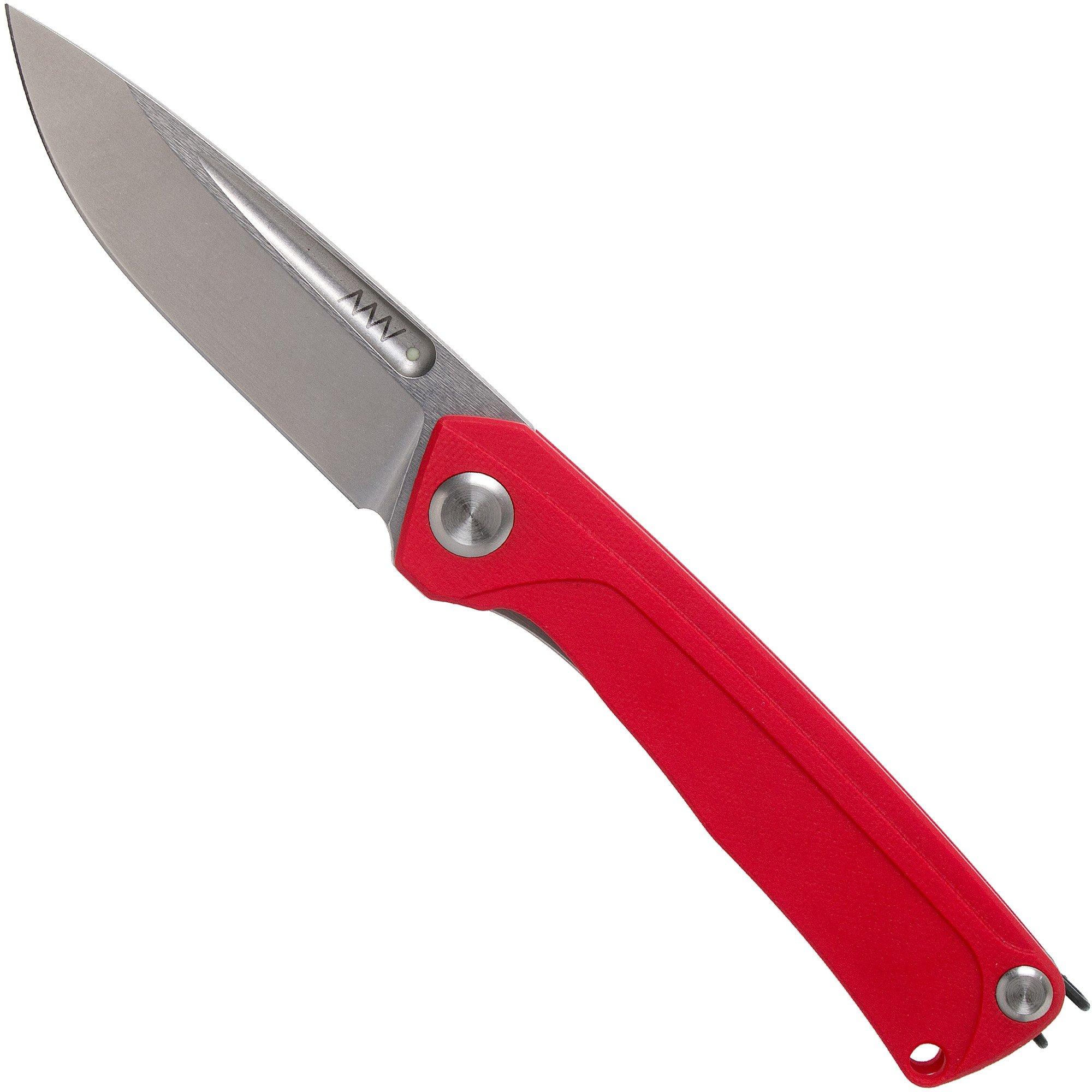 ANV Z200 Sleipner, Linerlock, G10, Red, Z200-010 zakmes
