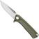 Afbeelding voor ANV Z200 PLUS-005, Stonewashed Sleipner, Olive G10 zakmes