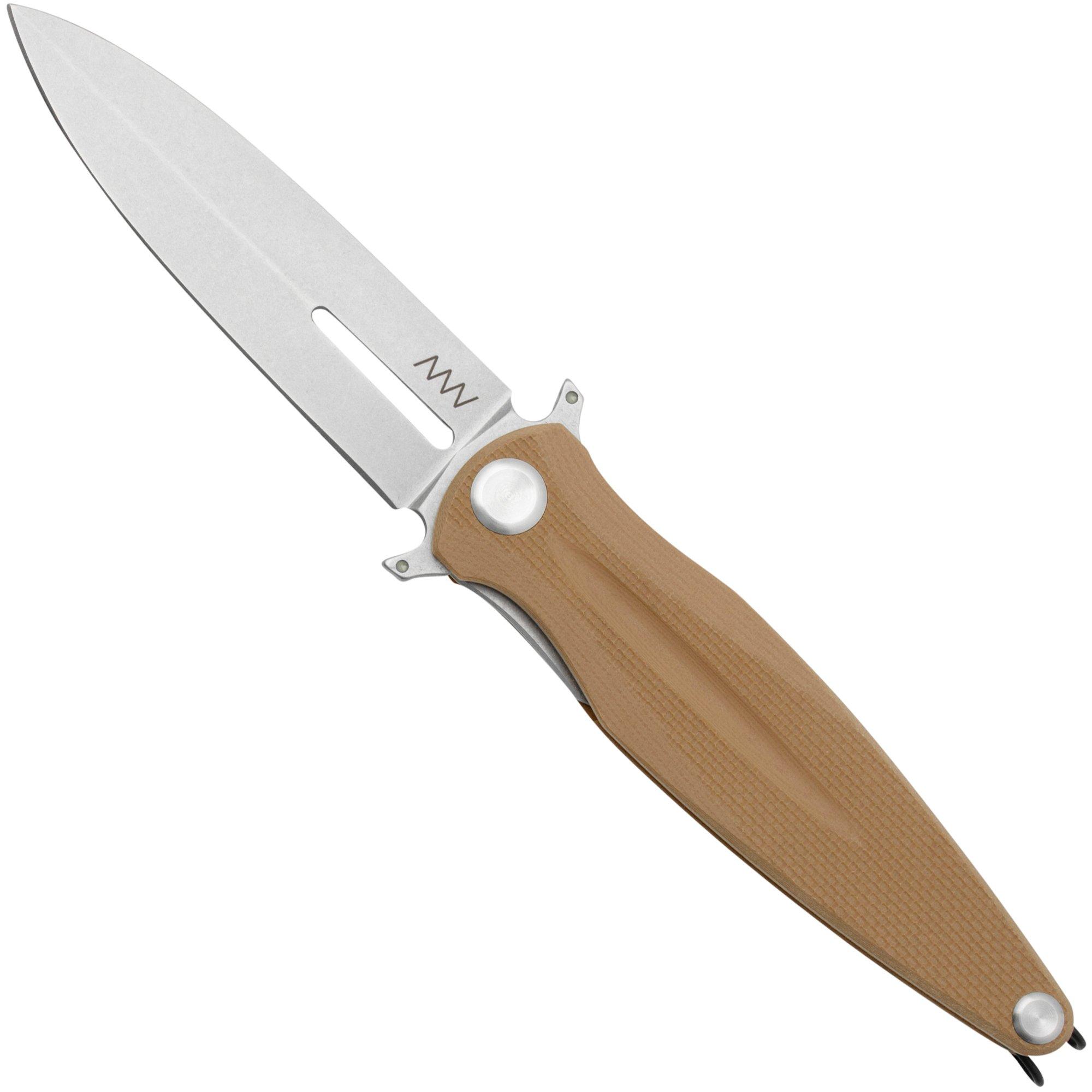 ANV Z400 Sleipner, Linerlock, G10 Coyote, Z400-005, Taschenmesser