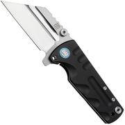 Artisan Cutlery Proponent 1820G-BKS, Satin S35VN, Black Titanium pocket knife, Dirk Pinkerton design