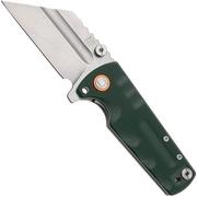 Artisan Cutlery Proponent 1820P-GNF, Stonewashed D2, Green G10 pocket knife, Dirk Pinkerton design