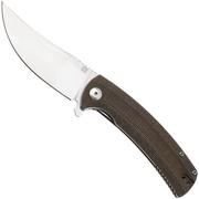 Artisan Cutlery Arroyo 1845P-ODG, Sand Polished AR-RPM9, OD Green Micarta navalha