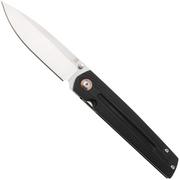 Artisan Cutlery Sirius 1849P-BK, Satin AR-RPM9, Black G10 navalha, Ray Laconico design