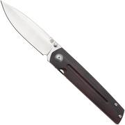 Artisan Cutlery Sirius 1849P-DRC, Satin S35VN, Red Micarta couteau de poche, Ray Laconico design