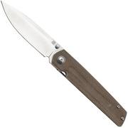 Artisan Cutlery Sirius 1849P-ODG, Satin S35VN, OD Green Micarta pocket knife, Ray Laconico design