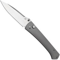 Image for Artisan Cutlery Andromeda 1856G-GY, Sand Polished S35VN, Gray Titanium pocket knife, Ray Laconico design