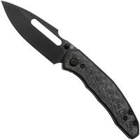 Image for Artisan Cutlery Boa 1862G-CF, PVD S35VN, Titanium Carbon Fiber Inlay pocket knife, Johnathan Shaw design