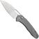 Image for Artisan Cutlery Ornis 1865G-GY, Sand Polished S90V, Gray Titanium pocket knife