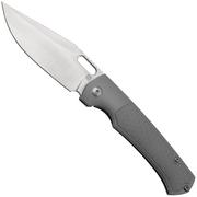 Artisan Cutlery Revel 1867G-PGY, Sand Polished MagnaCut, Gray Titanium Taschenmesser