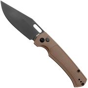 Artisan Cutlery Revel 1867P-BBN, Black PVD AR-RPM9, Brown FRN Taschenmesser, Ray Laconico Design