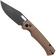 Imagen para Artisan Cutlery Revel 1867P-BBN, Black PVD AR-RPM9, Brown FRN, navaja, diseño de Ray Laconico