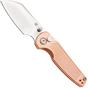 Obraz dla Nóż składany Artisan Cutlery Cleo 1871G-CO, Sand Polished CPM S90V, Copper Titanium, projekt Johan Jordaan