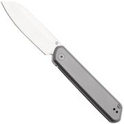 Artisan Cutlery Io 1872G-GY, Sand Polished CPM S90V, Dark Grey Titanium zakmes