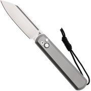 Artisan Cutlery Holm 1875G-GY, Stonewashed CPM S90V, Grey Titanium zakmes
