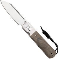 Obraz dla Nóż składany Artisan Cutlery Holm 1875G-ODG, Stonewashed CPM S90V, Steel/Green Micarta Inlay