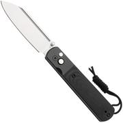 Artisan Cutlery Holm 1875P-BK, Stonewashed AR-RPM9, Black PVD Steel, Black G10 Inlay zakmes