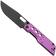 Afbeelding voor Artisan Cutlery Beest 1878P-BVT Black PVD AR-RPM9, Purple Aluminum zakmes