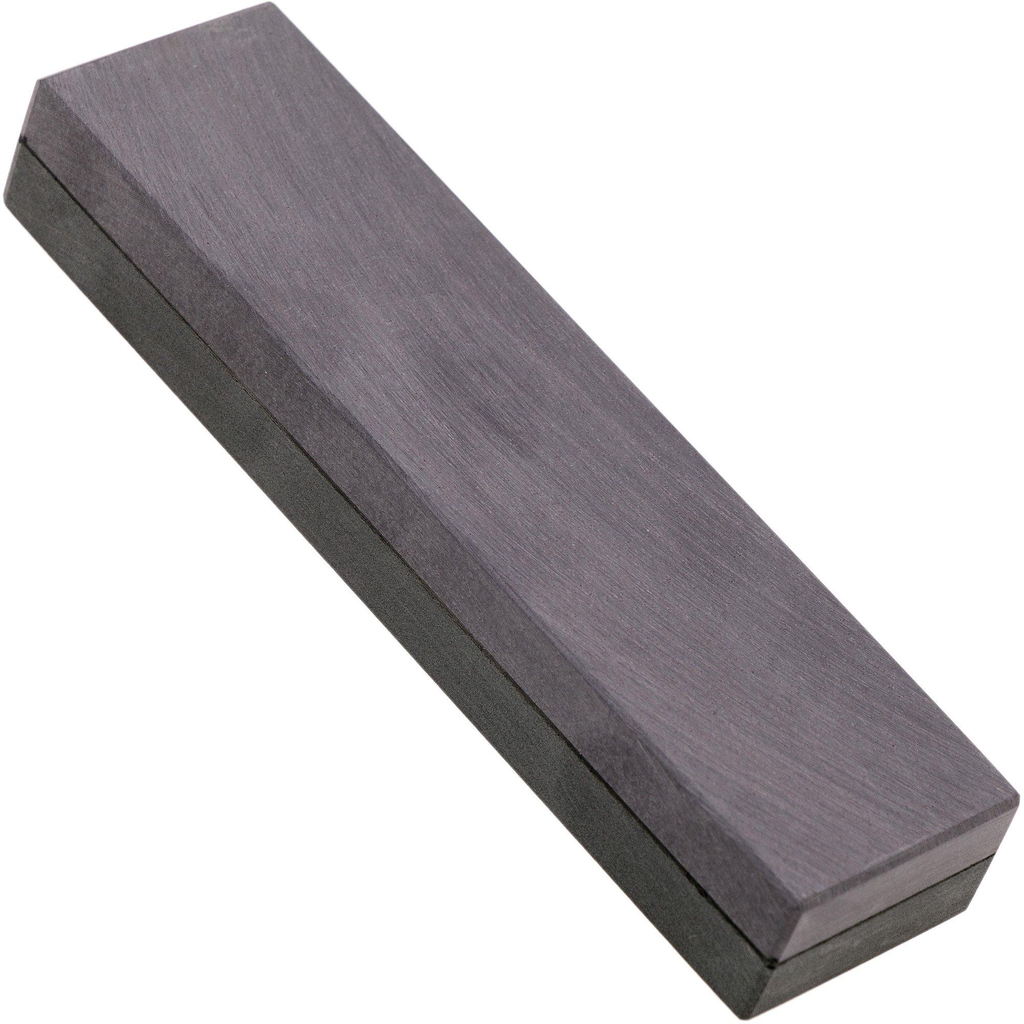 Ardennes Coticule 841 Belgian Blue e La Pyrénéés pietra per affilare combinata, 150 x 40 mm