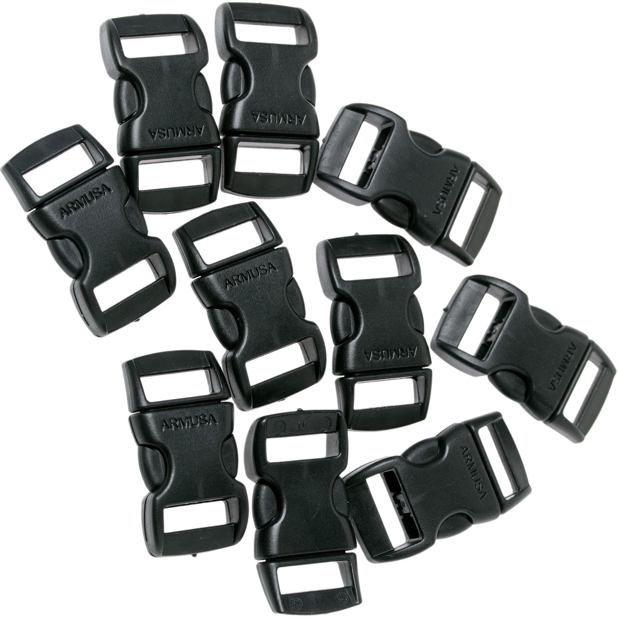 Atwood Rope MFG arc buckle black 10pcs