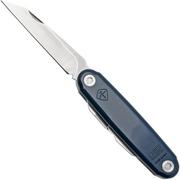 ASK Knives American Service Knife The Iron Sides, Corsair Blue, couteau de poche multi-outils