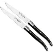 Laguiole en Aubrac, 22C99BUIH, 2-piece steak knife set, buffalo horn