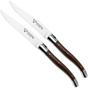 Image pour Laguiole en Aubrac 22C99MORIH, set de 2 couteaux à steak, bois d'amarante