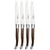 Afbeelding voor Laguiole en Aubrac 42C12-WE, Wenge, 4-delige steakmessenset