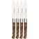 Afbeelding voor Laguiole en Aubrac Sauveterre 4S1C11NOI, Walnut, 4-delige steakmessenset