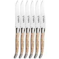 Afbeelding voor Laguiole en Aubrac 62C12CQTIH Sandvik 12C27, Trocha, 6-delige steakmesset