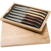 Laguiole en Aubrac Quotidien steak knife set 6-piece French woods