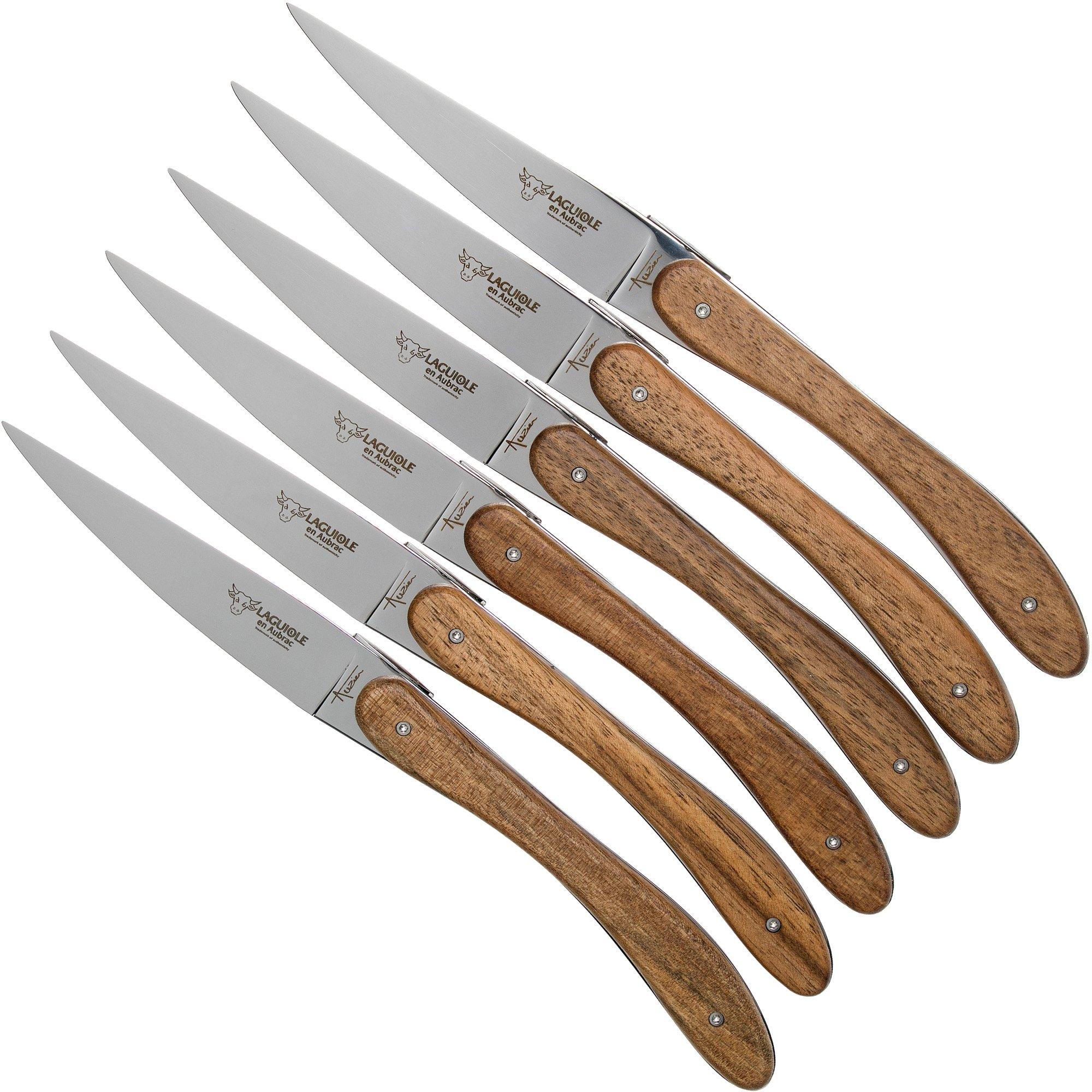 Laguiole en Aubrac Ecir Steakmesserset 6-teilig