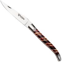Afbeelding voor Laguiole en Aubrac Unique Piece Red Mammoth Molar, Stainless Steel Bolster, zakmes