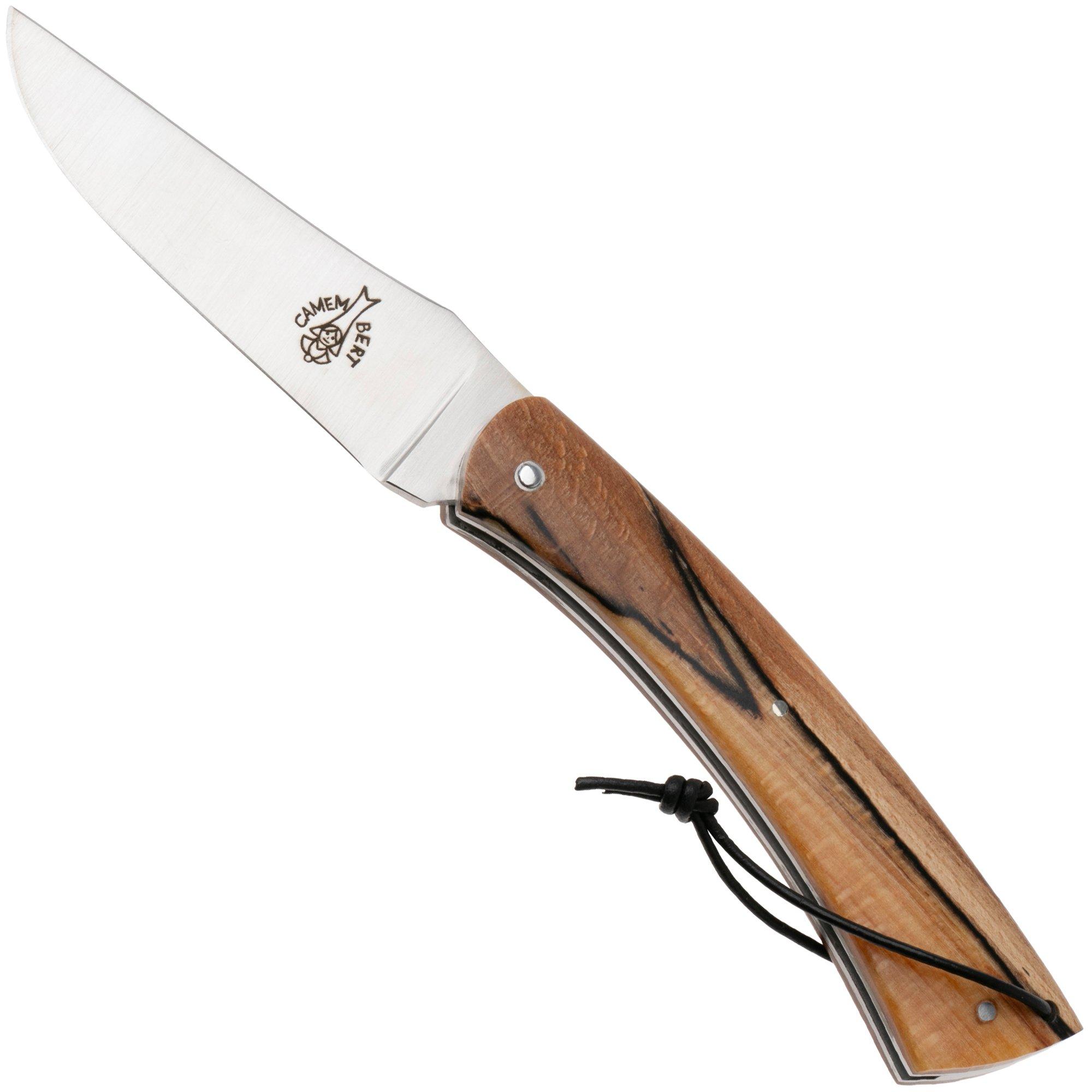 Laguiole en Aubrac Camembert Beech CAM-ABW bois de hêtre, couteau de poche