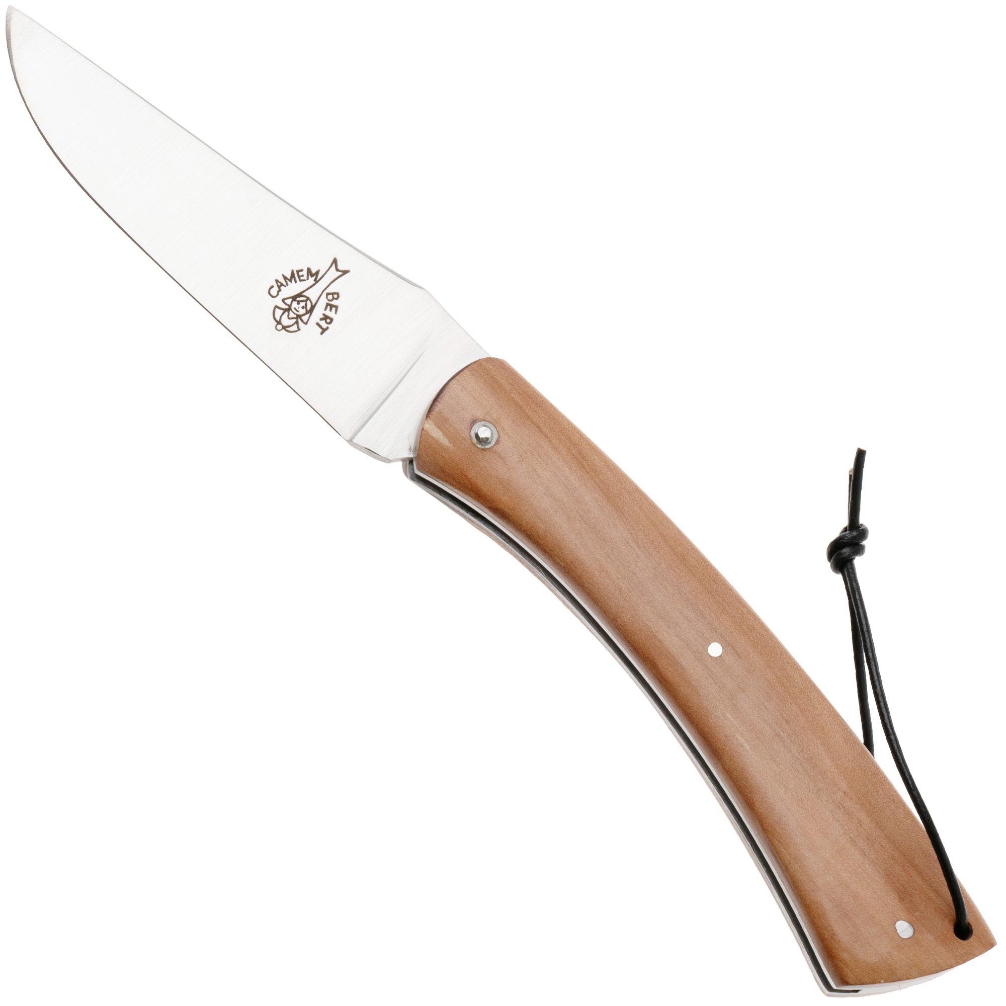 Laguiole en Aubrac Camembert Applewood CAM-APL bois de pommier, couteau de poche
