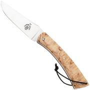 Afbeelding voor Laguiole en Aubrac Camembert CAM-BIR Curly Birch Wood, zakmes