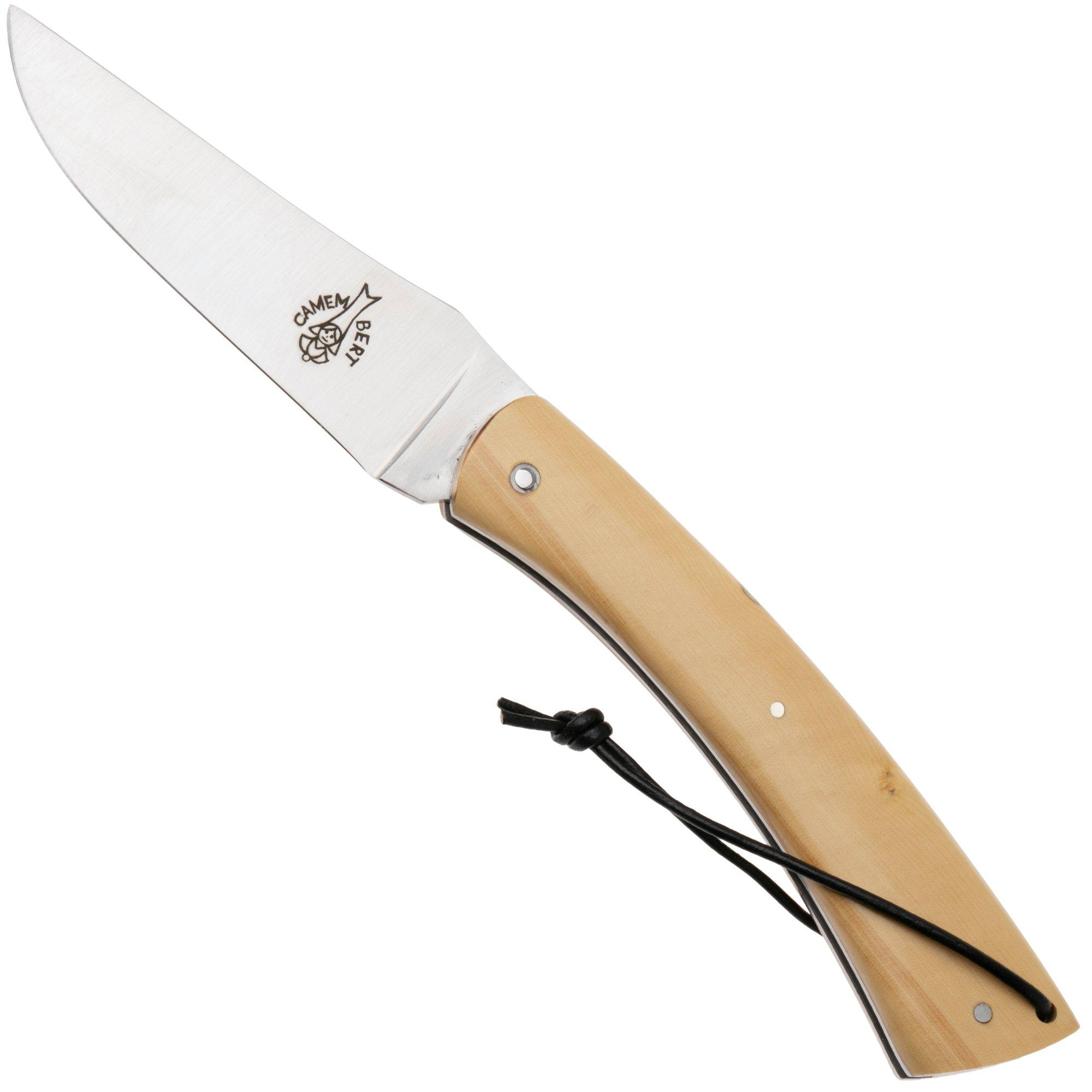 Nóż składany Laguiole en Aubrac Camembert Boxwood CAM-BXW drewno bukszpanowe